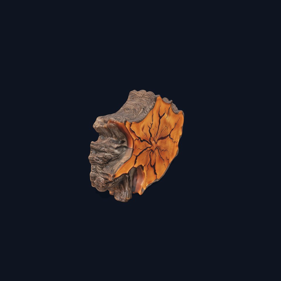 Rustic Tree CrossSection model pack